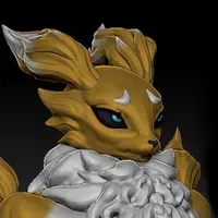Renamon Corruption Furry Statue | Digimon Fan Art by MorganMorningstar SFW,NSFW,Futa 3d printed statue,3d printed,3d printed figure,DigimonStatue,Renamon Statue,futa statue,futa figurines,futanari figurines,futanari statue,nsfw statue,furry statue