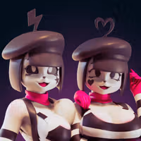 Bonbon and Chuchu Statue | Derpixon Fan Art by Officer Rhu SFW,NSFW,Futa 3d printed,Bonbon and Chuchu statue,futa statue,Derpixon statue,furry statue,nsfw statue,futa figurines,futanari figurines,futanari statue