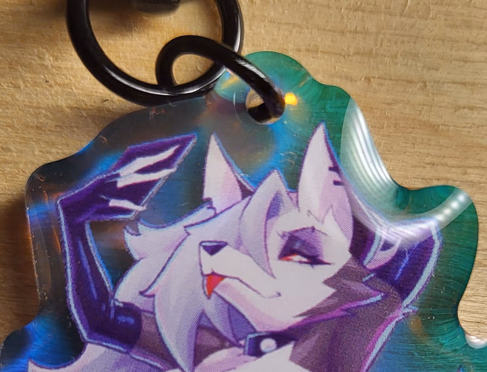 Loona Selfie Keychain | Helluva Boss Acrylic Keychain SFW And NSFW loona nsfw,loona keychain,furry keychain,SFW keychain,Helluva Boss,nsfw keychain