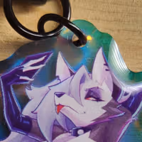 Loona Selfie Keychain | Helluva Boss Acrylic Keychain SFW And NSFW loona nsfw,loona keychain,furry keychain,SFW keychain,Helluva Boss,nsfw keychain