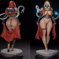 Female Tech Priest Statue | 40k Fan Art by Digital Dark SFW,NSFW,Futa futa statue,3d printed,nsfw statue,Female Tech Priest Statue,3d printed figure,3d printed,Warhammer 40k Statue,futa figurines,futanari figurines,futanari statue