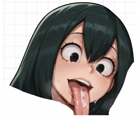 Autocollant Tsuyu Asui Futa | My Hero Academia Autocollants Futanari Ecchi Cartoon Futa futa sticker,stickers,Tsuyu Asui sticker,My Hero Academia sticker,futanari sticker