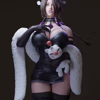 LULU Statue | Final Fantasy Fan Art by E.S Monster SFW,NSFW 3d printed statue,3d printed,nsfw statue,3d printed figure, LULU Statue,Final Fantasy Statue