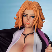 Estatua Rangiku Matsumoto | Bleach Fan art por PEACHFIGURE SFW,NSFW 3d printed,3d printed statue,Rangiku Matsumoto statue,Bleach statue,nsfw statue