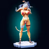 Ghislaine Muscle Mommy Statue | Mushoku Tensei Fan Art by Officer Rhu SFW,NSFW,Futa 3d printed,Ghislaine statue,futa statue,Mushoku Tensei statue,furry statue,nsfw statue,futa figurines,futanari figurines,futanari statue