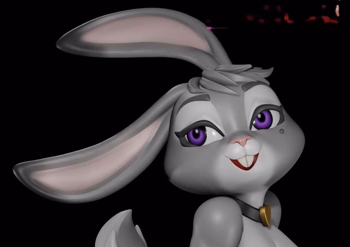 Bella Bunny Girl and Furry Statue | Original Fan Art by Digital Dark NSFW,Futa 3d printed statue,3d printed,nsfw statue,futa statue,futa figurines,futanari figurines,futanari statue,3d printed figure,Bella Bunny Girl Statue,furry statue