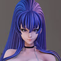 Statue Akiyama Rinko Bikini | Taimanin Murasaki Fan art par Momoji3d SFW,NSFW 3d printed statue,3d printed,nsfw statue,Taimanin Murasaki statue,Akiyama Rinko statue