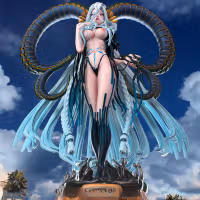 Tiamat Statue | Fate Grand Order Fan Art by PEACHFIGURE SFW,NSFW 3d printed statue,3d printed,nsfw statue,3d printed figure,Tiamat statue,Fate Grand Order statue