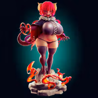Figura Ilulu Dragon Short | Miss Kobayashi's Dragon Maid Fanart autorstwa Officer Rhu SFW,NSFW,Futa 3d printed,Ilulu Dragon statue,futa statue,Miss Kobayashi's statue,furry statue,nsfw statue,futa figurines,futanari figurines,futanari statue,Dragon Maid statue
