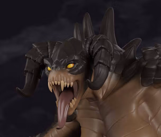 Deathclaw Furry Statue | Fallout Fan Art by PolyBitsArt SFW,NSFW,Futa 3d printed statue,3d printed,3d printed figure,Fallout Statue,Deathclaw Statue,nsfw statue,futa figurines,futanari figurines,futanari statue,futa statue