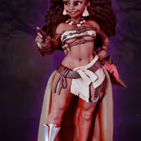 Ancient Warrior Eyala Miniature | DnD Fan Art by Gaz Minis SFW,NSFW 3d printed,miniature,dnd miniature,Ancient Warrior Eyala,3d printed miniature,nsfw miniature