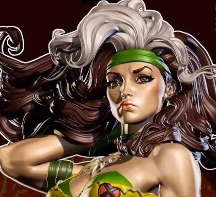 Rogue Savage Land Statue | X-Men Fanart von Yan-H SFW,NSFW 3d printed statue,3d printed,nsfw statue,3d printed figure,Rogue statue,X-Men statue