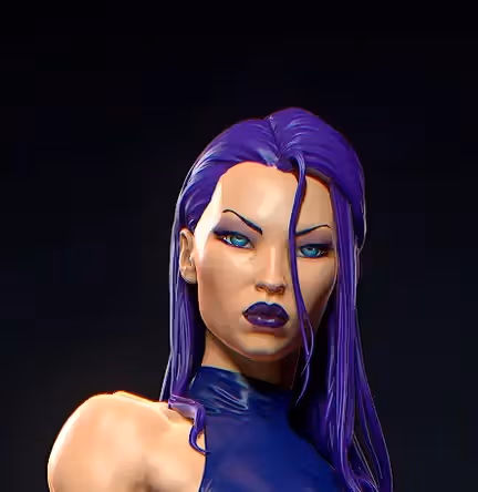 Psylocke Statue | X-Man Fan Art by Yan-H SFW,NSFW 3d printed,3d printed statue,nsfw statue,3d printed figure,Psylocke statue,X-Man statue
