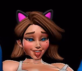 Dirty Girl Statue | Original Fan Art by Digital Dark SFW,NSFW,Futa 3d printed statue,3d printed,futa statue,nsfw statue,futa figurines,futanari figurines,futanari statue,Dirty Girl Statue