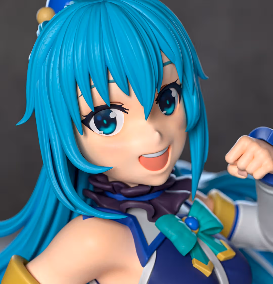 Aqua Statue | Konosuba Fan Art by Azerama SFW,NSFW 3d printed,3d printed statue,nsfw statue,Aqua statue,Konosuba statue