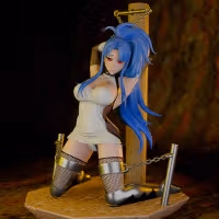 Statue Yatsu Murasaki Chained | Taimanin Murasaki Fan art par Momoji3d SFW,NSFW 3d printed statue,3d printed,nsfw statue,Taimanin Murasaki statue,Yatsu Murasaki statue