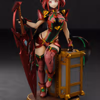 Pyra Homura Statue | Xenoblade Fanart von Gr8Tech SFW,NSFW 3d printed statue,nsfw statue,Pyra Homura statue,Xenoblade statue,3d printed figure,3d printed