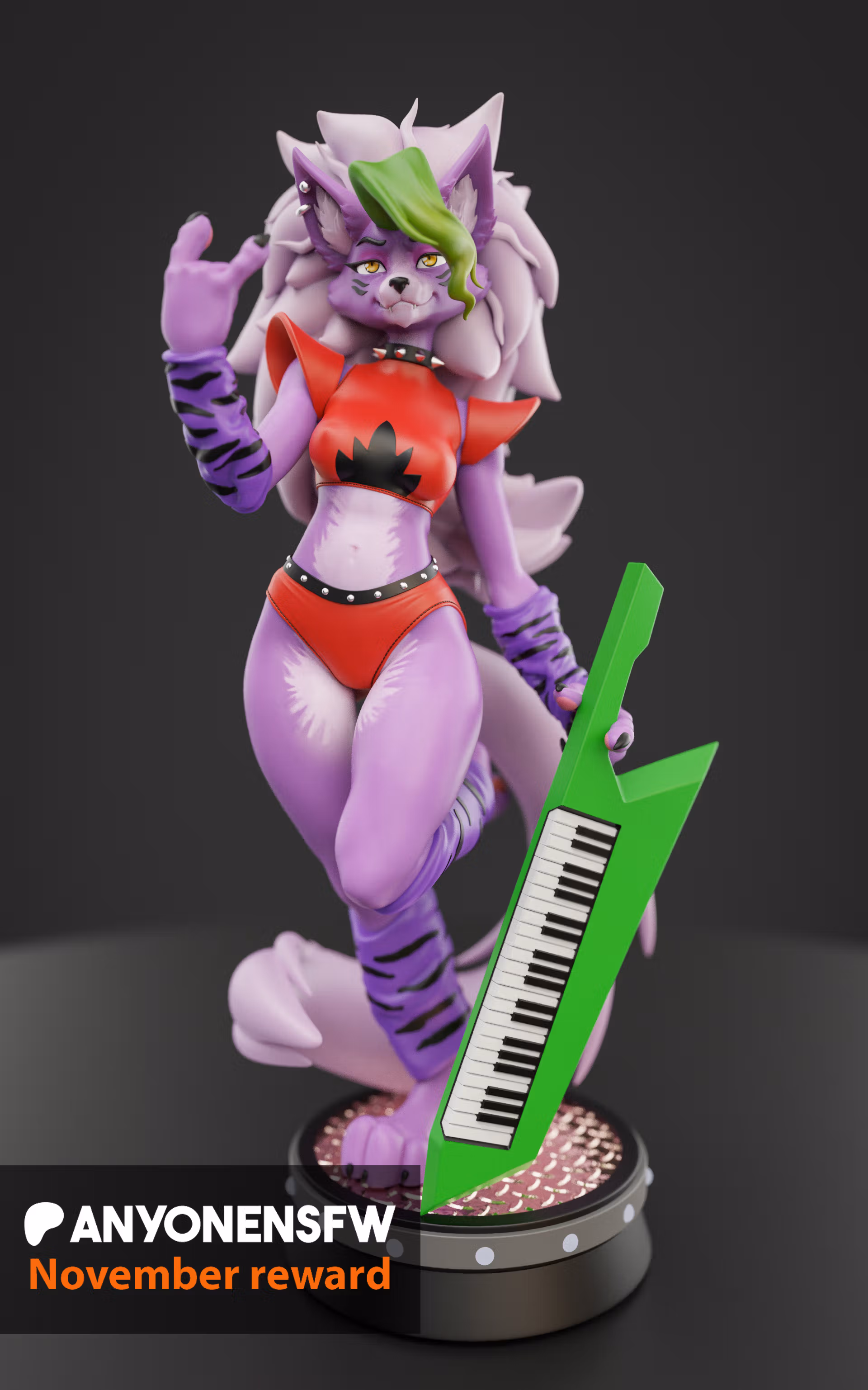 Statue Roxanne | Five Nights at Freddy's Fan art par Anyone NSFW SFW,NSFW,Futa 3d printed,3d printed statue,Roxanne Statue ,Nights at Freddy's statue,nsfw statue,furry statue,futa statue,futa figurines,futanari figurines,futanari statue
