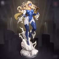 Blonde Blazer Statue | Dispatch Fan Art by Bulkamancer SFW 3d printed statue,3d printed,Blonde Blazer Statue,3d printed figure,Dispatch statue