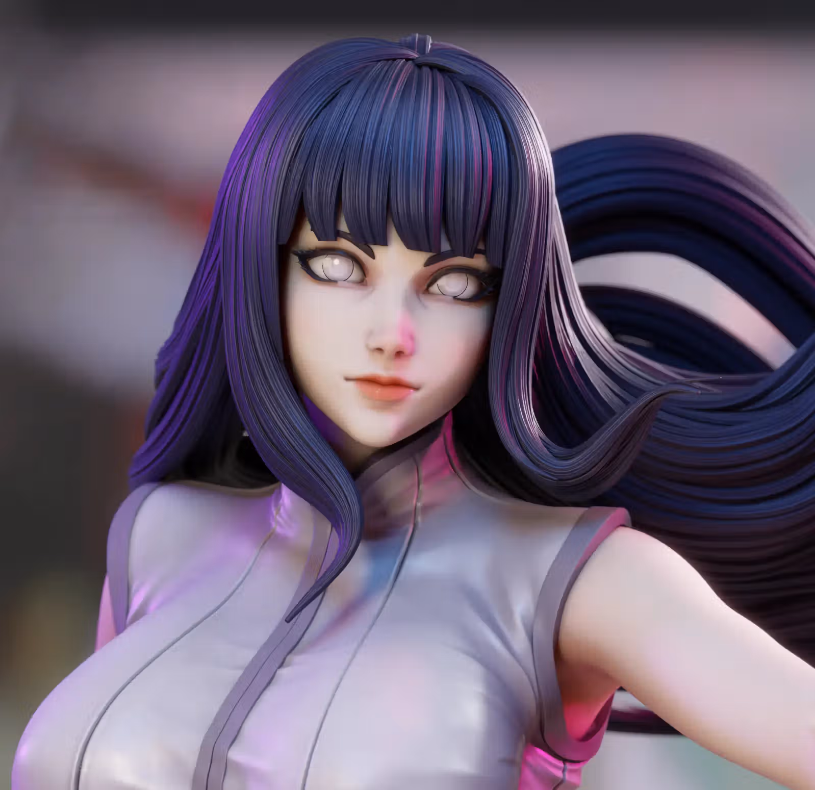 Hinata Statue | Naruto Fan Art by 3Dmoonn SFW,NSFW 3d printed,3d printed statue,Hinata Statue,Naruto statue,nsfw statue