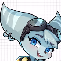 Rivet Sticker | Ratchet And Clank Vinyl Sticker SFW furry sticker,sfw sticker,stickers,Rivet sticker,Ratchet And Clank sticker