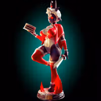 Christmas Lamb Thick Statue | Cults of the Lambs Fan Art by Officer Rhu SFW,NSFW,Futa 3d printed statue,3d printed,nsfw statue,Christmas Lamb Statue,Cults of the Lambs Statue,futa statue,futa figurines,futanari figurines,futanari statue,furry statue