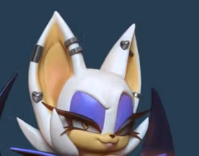 Rouge Statue | Sonic the Hedgehog Fanart von GeneralButa SFW,NSFW 3d printed statue,3d printed,nsfw statue,Rouge Statue,3d printed figure,Sonic the Hedgehog