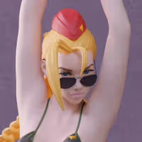 Cammy Bikini Statue | Street Fighter Fanart von Abe3D SFW,NSFW 3d printed statue,cammy bikini statue,street fighter statue,3d printed figure,3d printed,nsfw statue