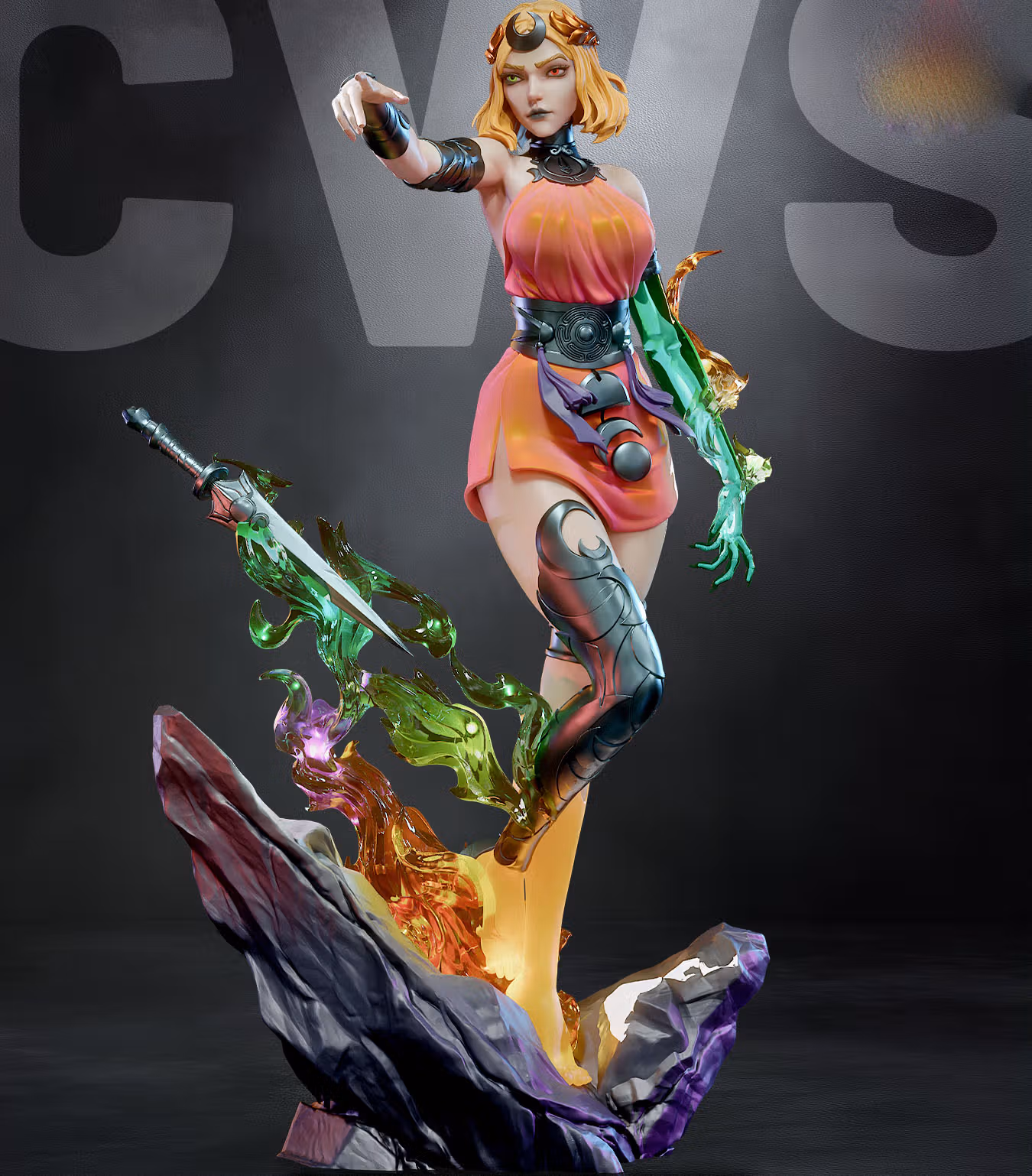 Melinoe Statue | Hades Fanart von CW Studios SFW,NSFW 3d printed statue,Melinoe statue,3d printed,Hades Statue,3d printed figure,nsfw statue