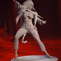 Estatua Ghislaine | Mushoku Tensei Fan art por Bulkamancer SFW 3d printed statue,3d printed,Ghislaine Statue,3d printed figure,Mushoku Tensei